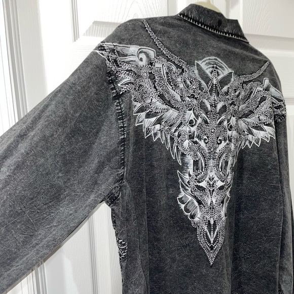 ROAR Wings Mens LS button down SZ XXL - Picture 6 of 10